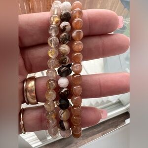 AA quality beaded bracelet (set of 3)